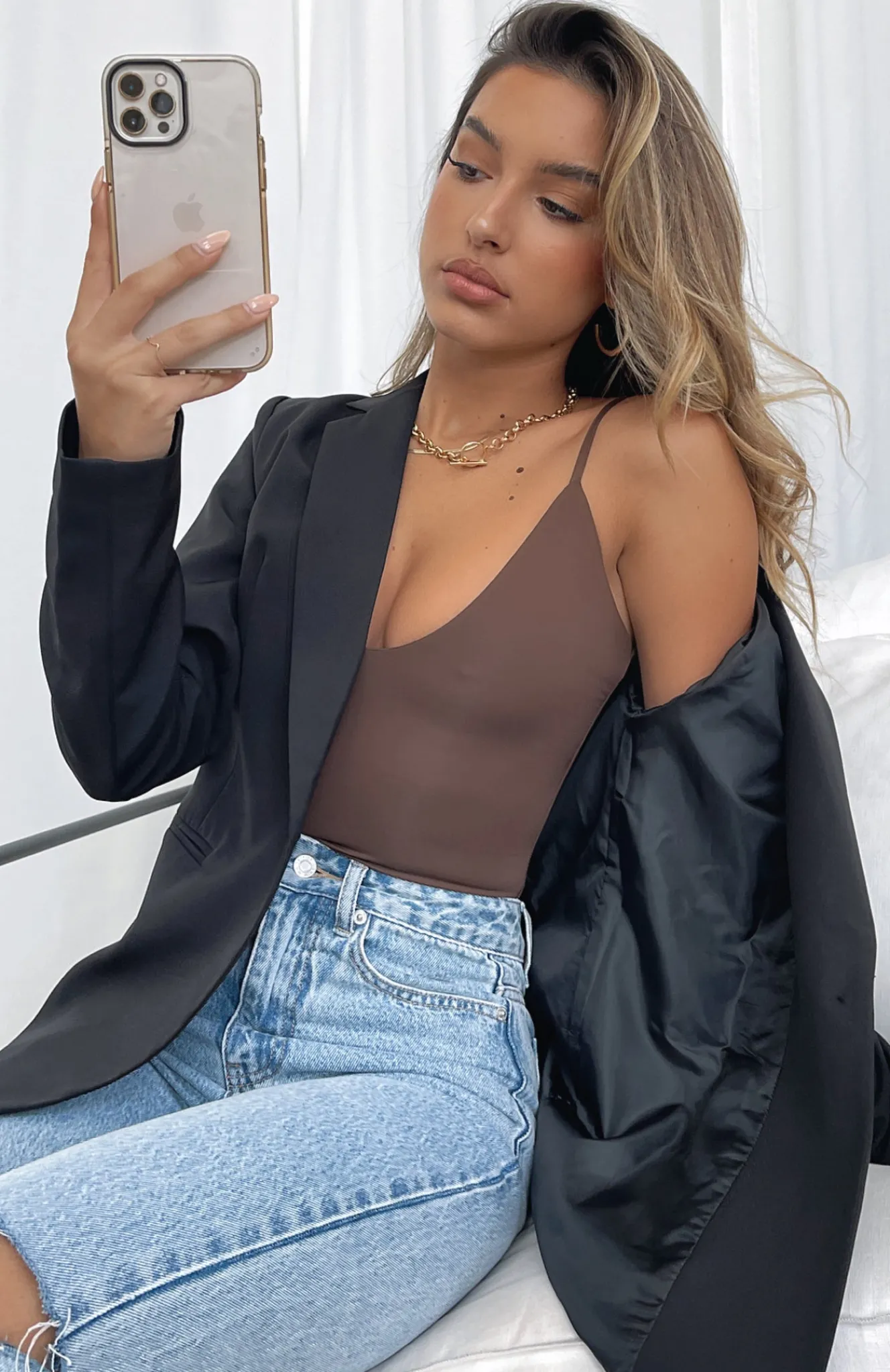 Jackets & Blazers | White Fox Boutique Fashion Force Blazer black