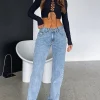 Denim | White Fox Boutique Fashion Society Jeans Wash blue