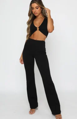 Pants | White Fox Boutique Fearless Pants black
