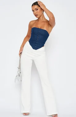 Pants | White Fox Boutique Fearless Pants white
