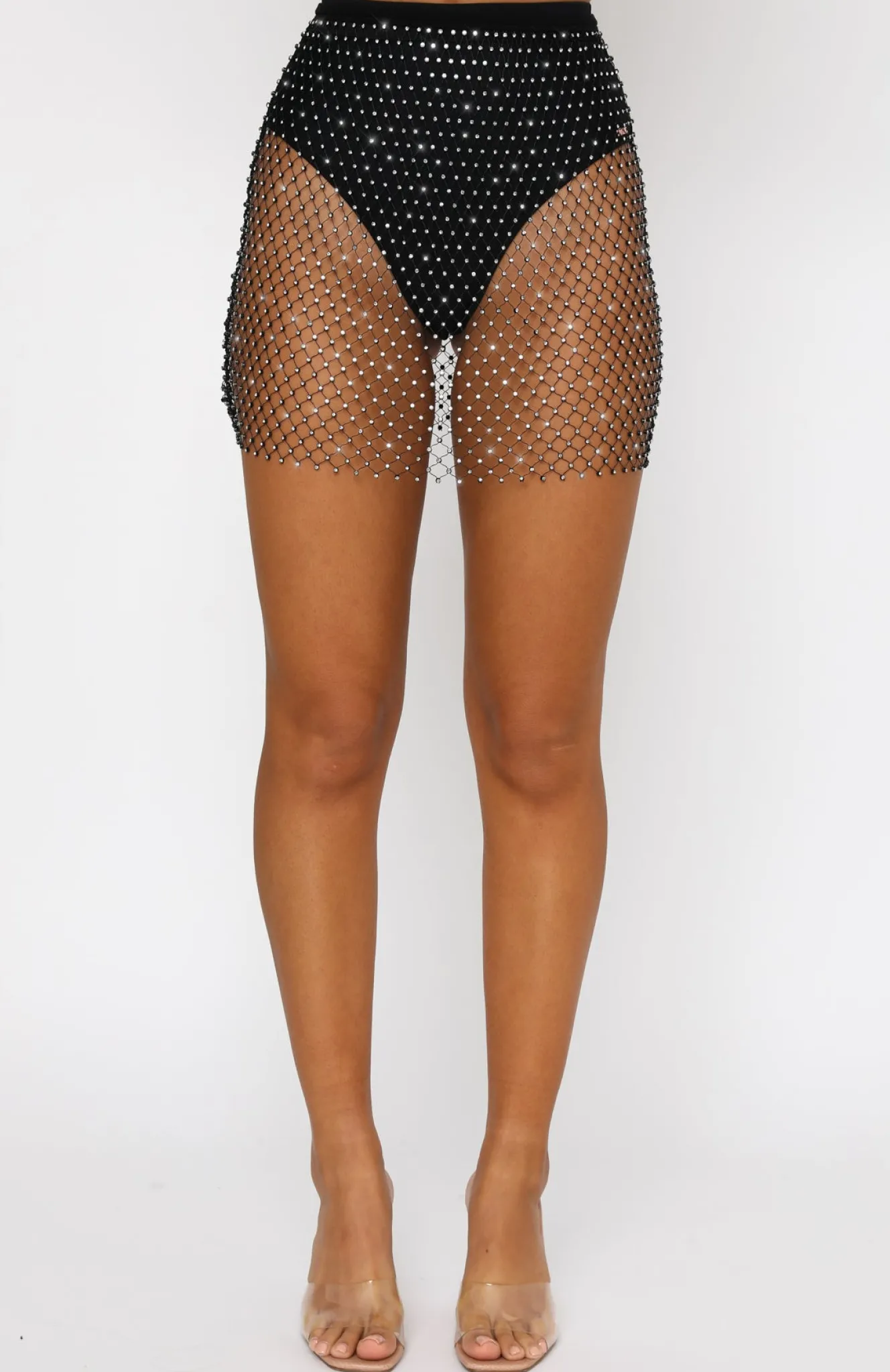 Restocked | White Fox Boutique Feel The Beat Mini Skirt black