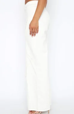 Denim | White Fox Boutique Feeling Hot Pants white
