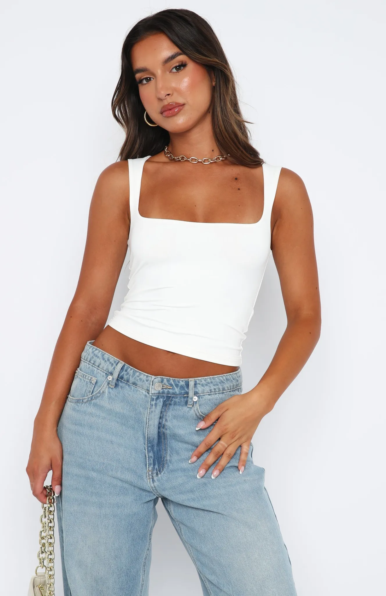 Shirts & Blouses | White Fox Boutique Fell In Love Top white