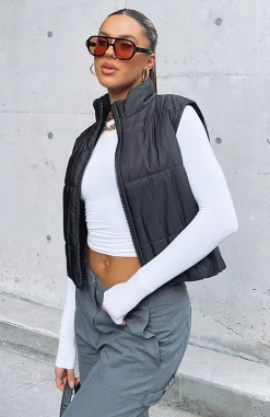 Jackets & Blazers | White Fox Boutique Find My Way Puffer Vest black