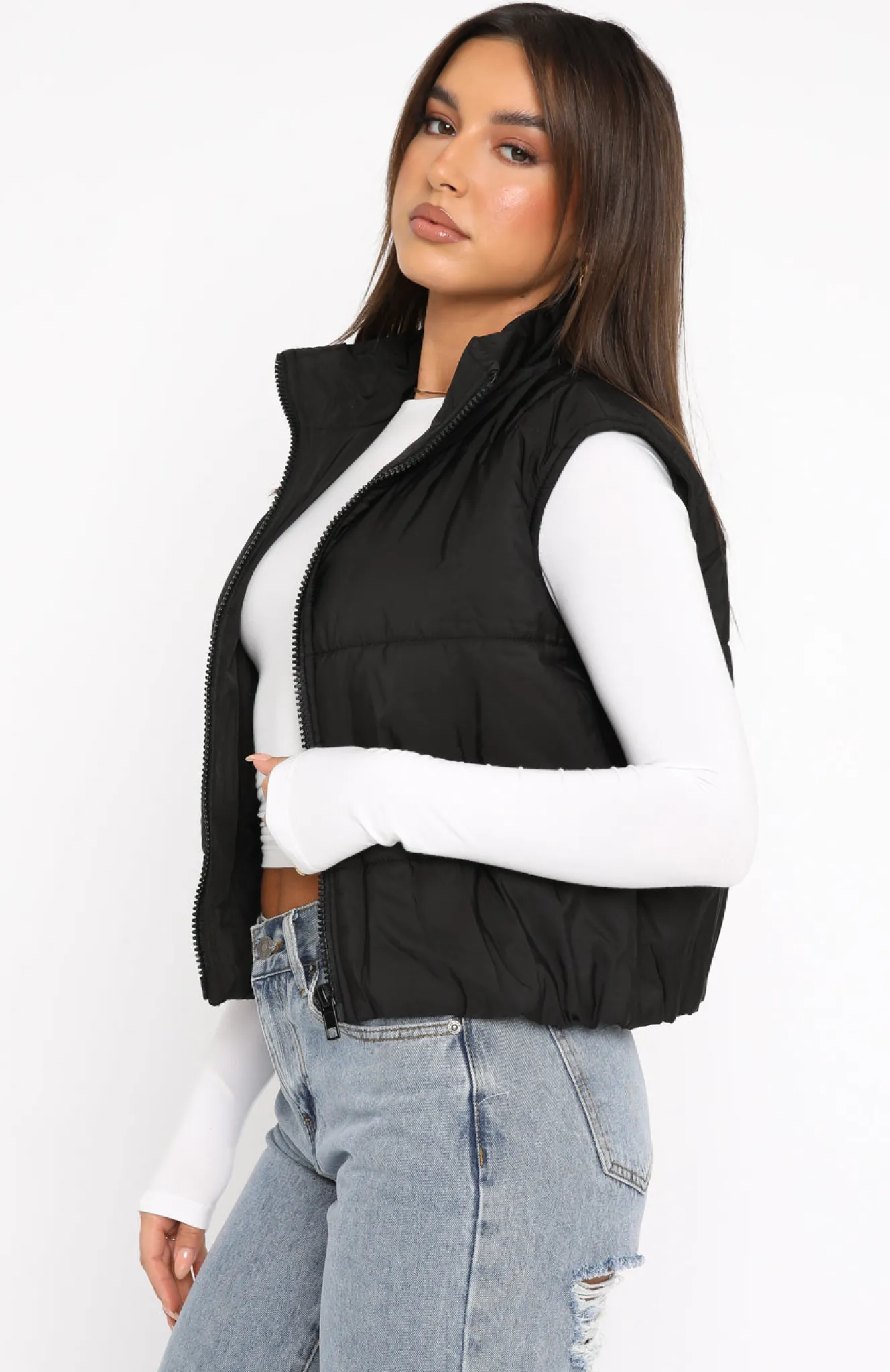 Jackets & Blazers | White Fox Boutique Find My Way Puffer Vest black