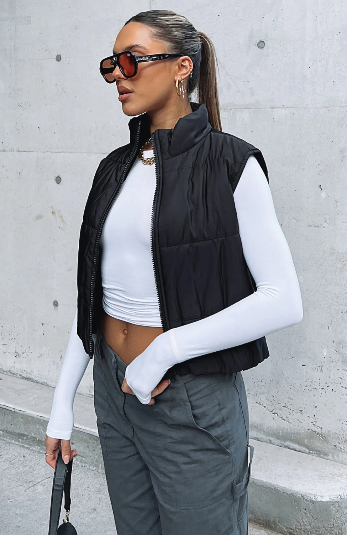 Jackets & Blazers | White Fox Boutique Find My Way Puffer Vest black