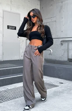 Pants | White Fox Boutique First Glimpse Pants Mocha brown