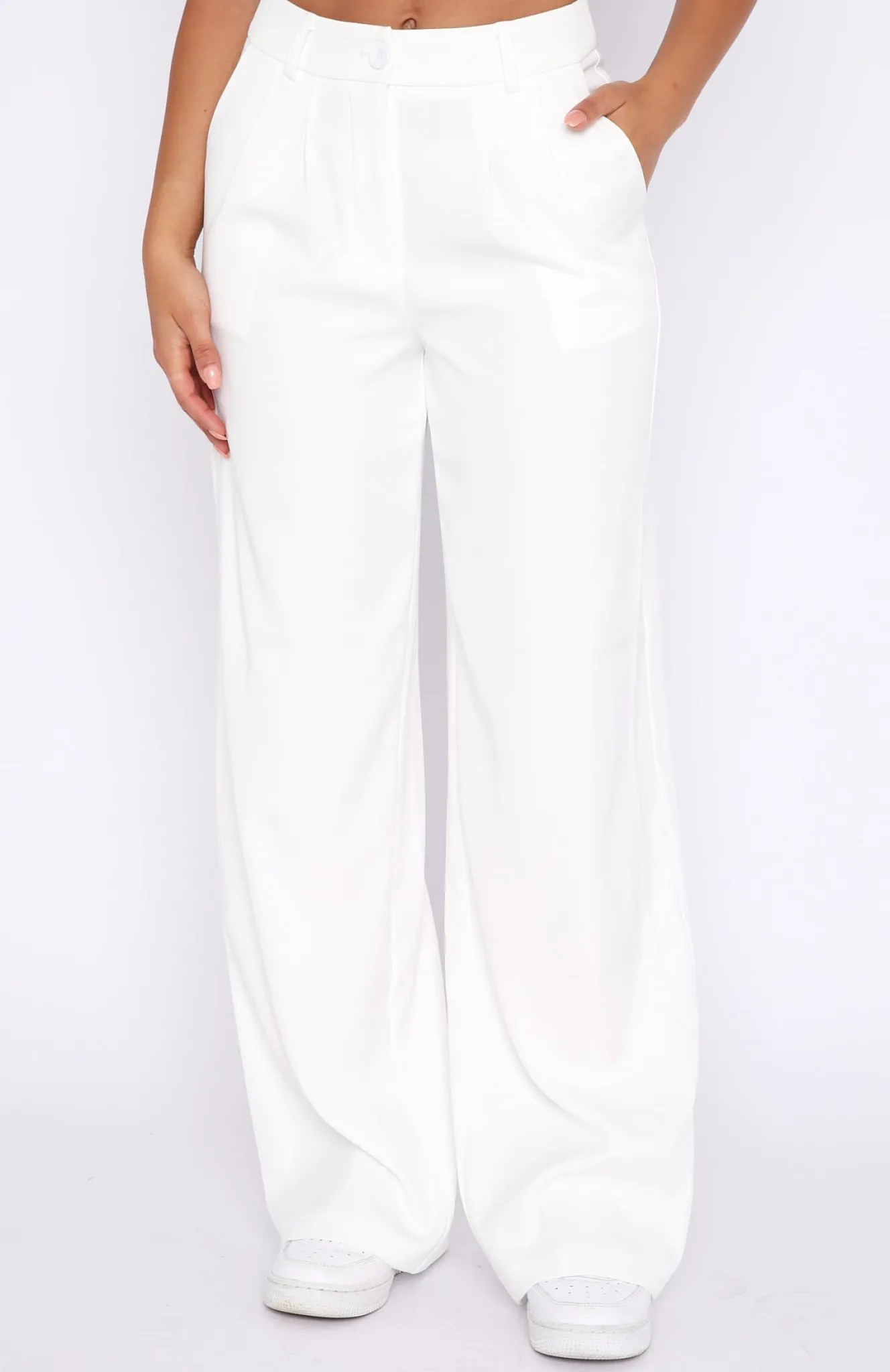 Pants | White Fox Boutique First Glimpse Pants white