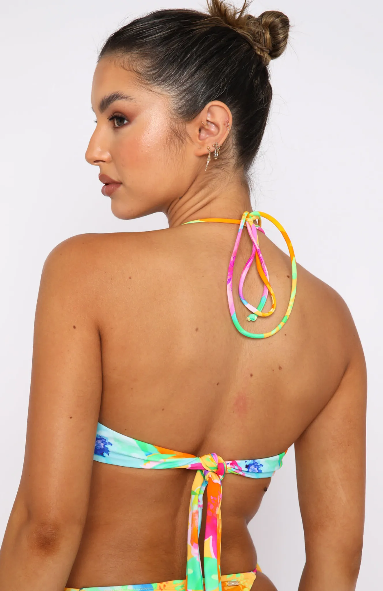 Bikini Tops | White Fox Boutique Flights To Greece Bikini Top Floral Pop multi