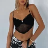 Shirts & Blouses | White Fox Boutique Follow Up Lace Crop black