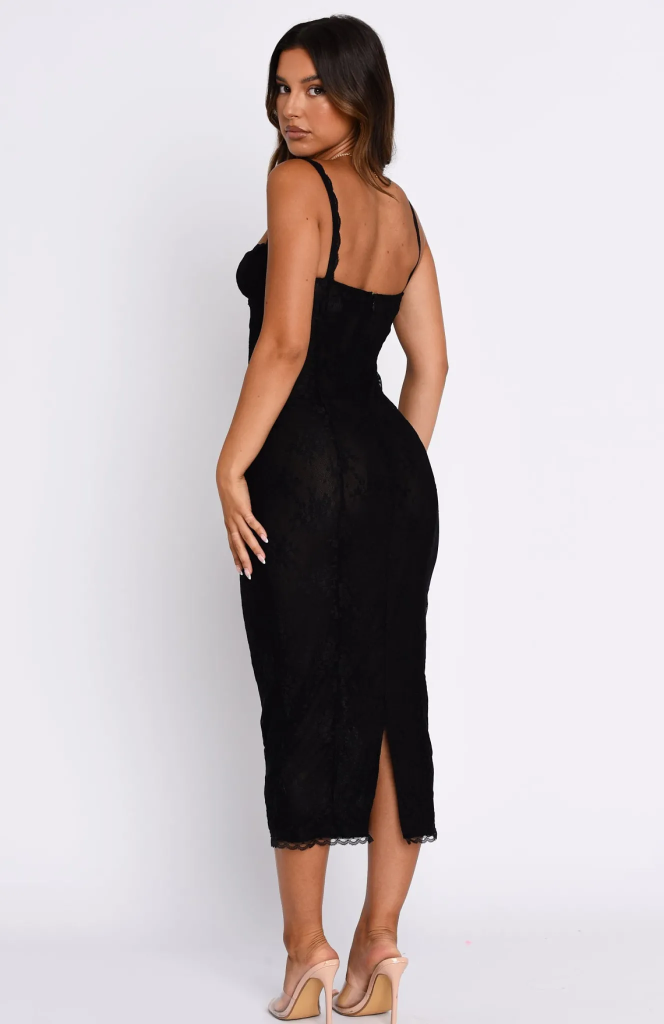 Formal Dresses | White Fox Boutique Forever Your Girl Midi Dress black