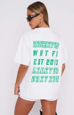 Shirts & Blouses | White Fox Boutique From The Archives Oversized Tee white