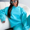 Jackets & Blazers | White Fox Boutique Future Forward Oversized Hoodie Arctic blue