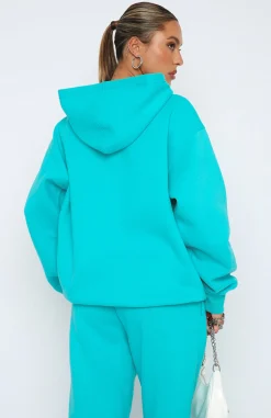 Jackets & Blazers | White Fox Boutique Future Forward Oversized Hoodie Arctic blue