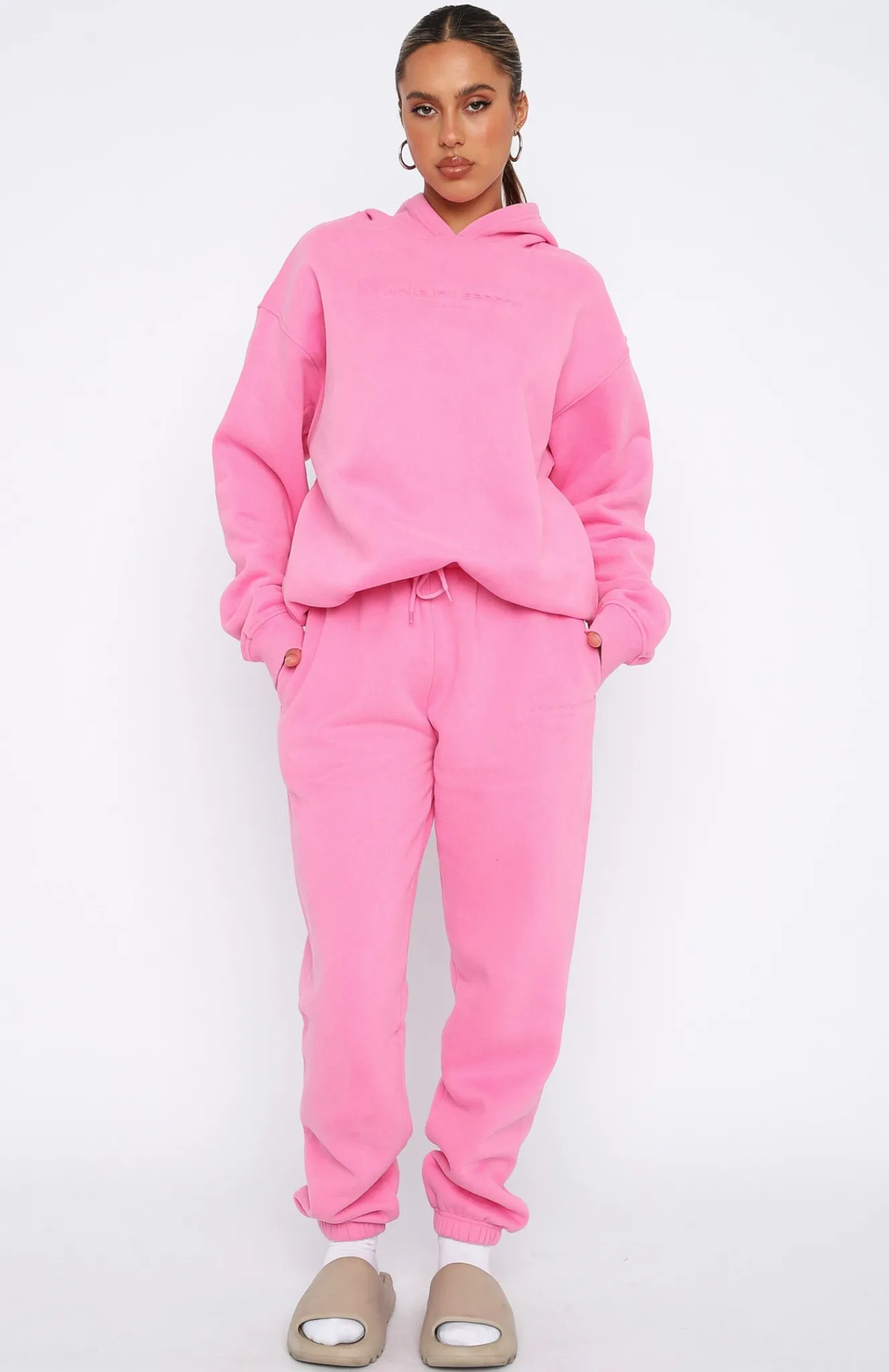 Jackets & Blazers | White Fox Boutique Future Forward Oversized Hoodie Candy pink