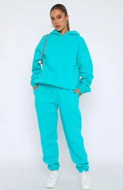 Sweatpants | White Fox Boutique Future Forward Sweatpants Arctic blue