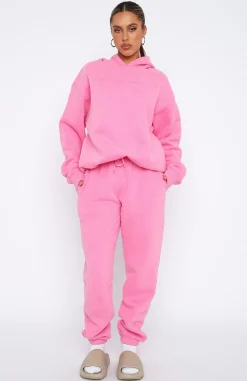 Sweatpants | White Fox Boutique Future Forward Sweatpants Candy pink