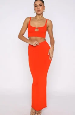 Shirts & Blouses | White Fox Boutique Get The Feeling Crop orange