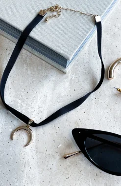 Jewellery | White Fox Boutique Gia Choker /Silver black