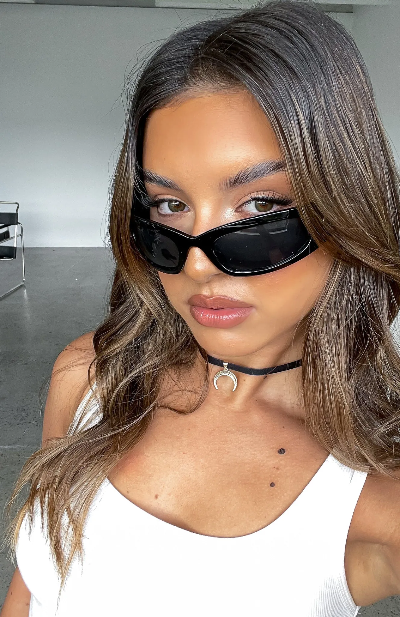 Jewellery | White Fox Boutique Gia Choker /Silver black