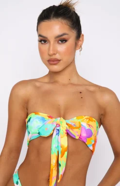 Bikini Tops | White Fox Boutique Girls Trip Bikini Top Floral Pop multi