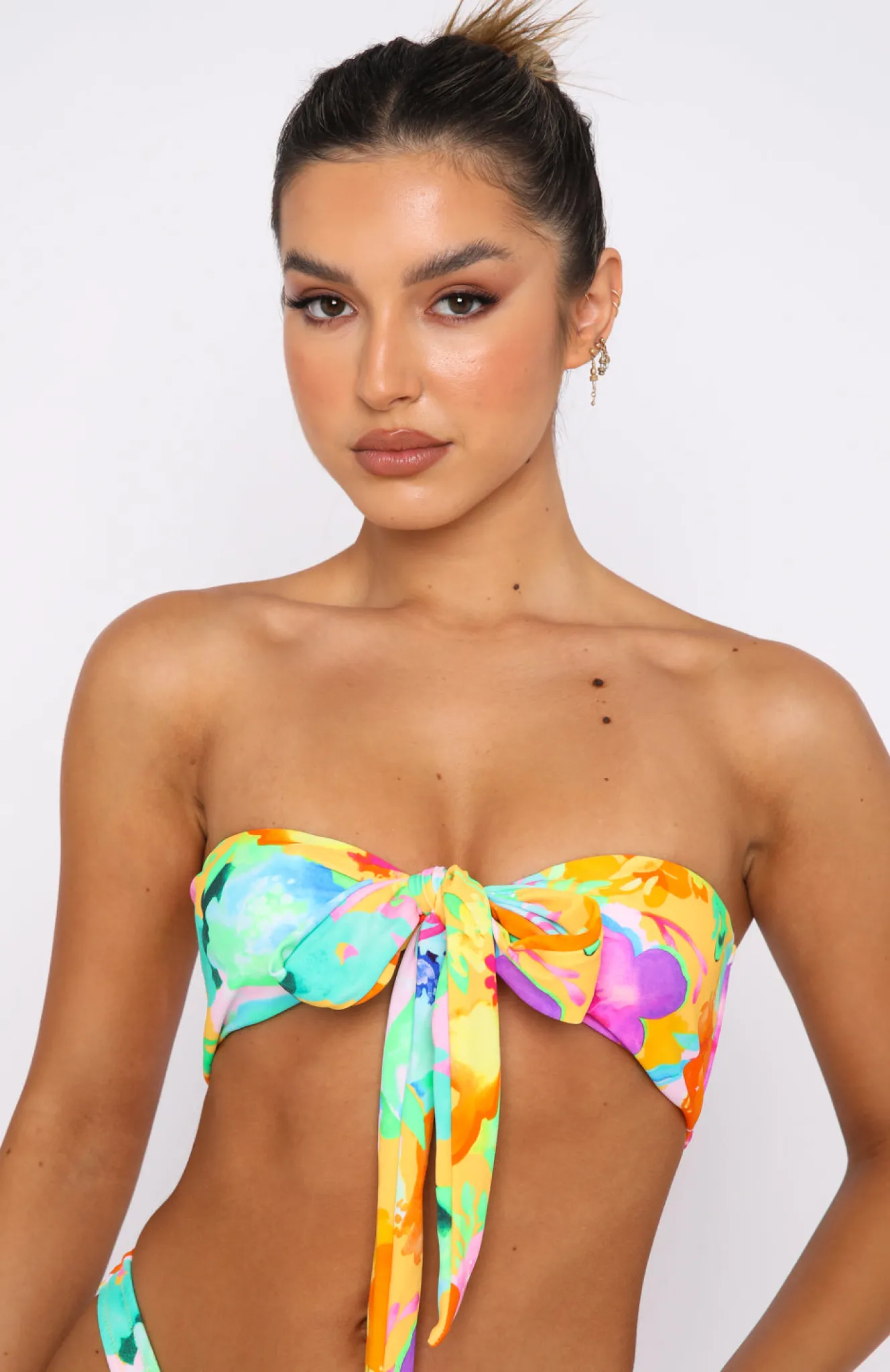 Bikini Tops | White Fox Boutique Girls Trip Bikini Top Floral Pop multi