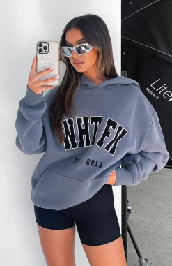 Jackets & Blazers | White Fox Boutique Give It Away Oversized Hoodie Charcoal grey