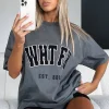 Shirts & Blouses | White Fox Boutique Give It Away Oversized Tee Charcoal grey