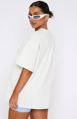 Shirts & Blouses | White Fox Boutique Give It Away Oversized Tee Marle grey