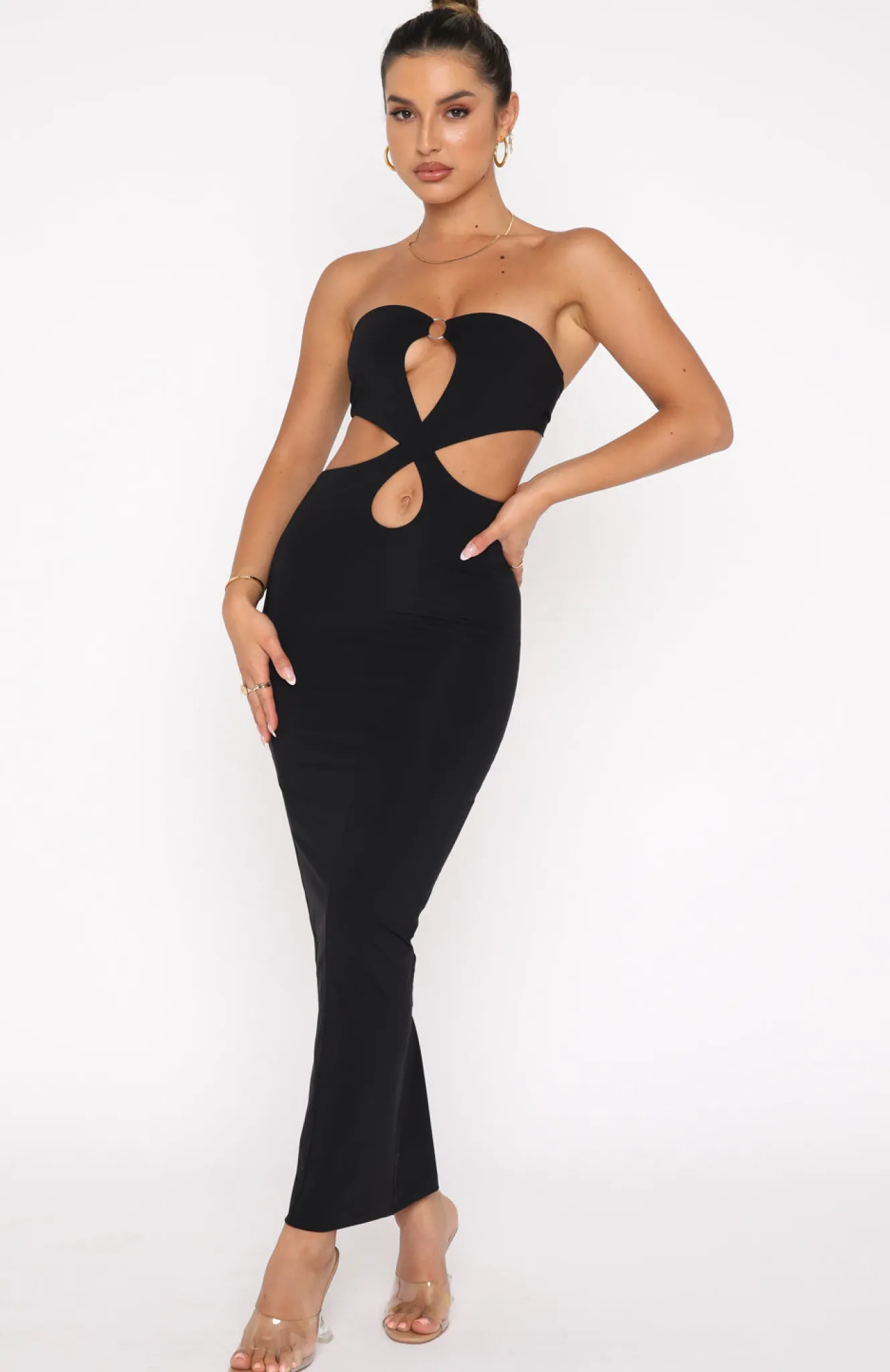 Formal Dresses | White Fox Boutique Give Me Space Maxi Dress black