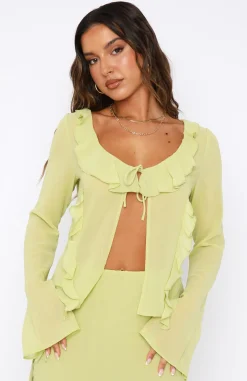 Shirts & Blouses | White Fox Boutique Give Me Your Hand Long Sleeve Top Matcha green