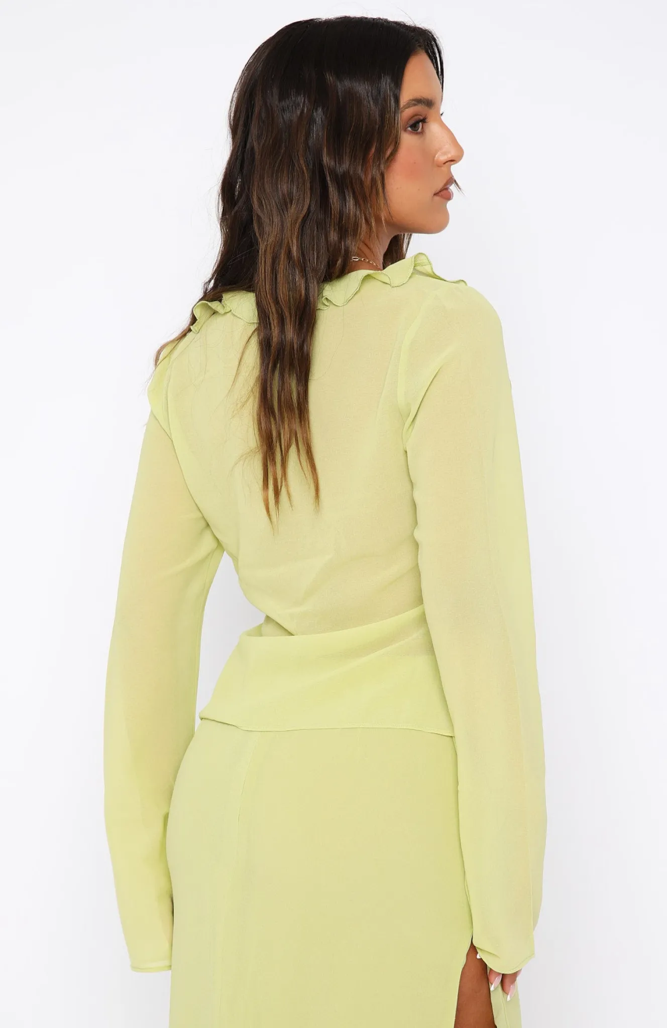 Shirts & Blouses | White Fox Boutique Give Me Your Hand Long Sleeve Top Matcha green
