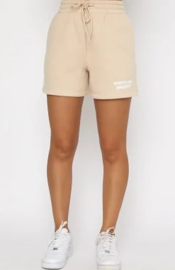 Shorts | White Fox Boutique Go For It Lounge Shorts Sand nude