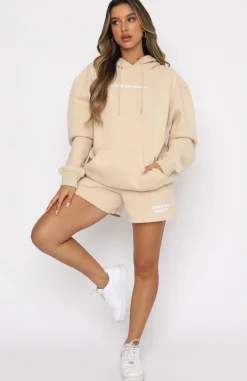 Shorts | White Fox Boutique Go For It Lounge Shorts Sand nude