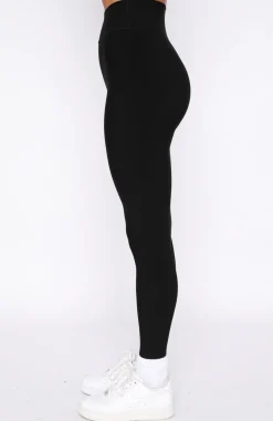 Sports Bras & Crops | White Fox Boutique Go Getter High Waisted Leggings black