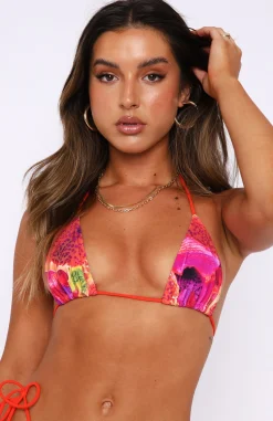 Bikini Tops | White Fox Boutique Golden Hour Bikini Top Dragonfruit multi
