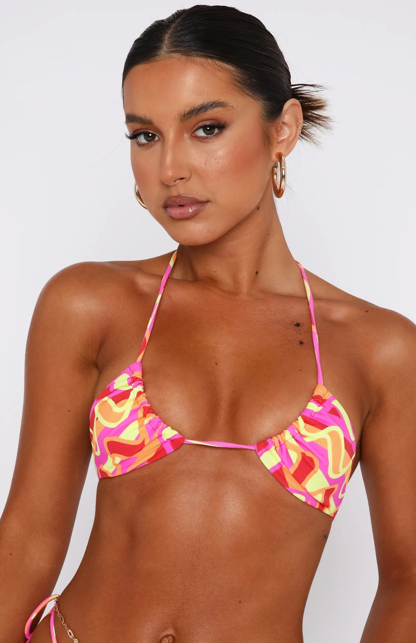 Bikini Tops | White Fox Boutique Golden Hour Bikini Top Fluorescent Geo multi