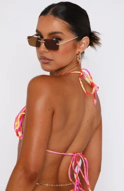 Bikini Tops | White Fox Boutique Golden Hour Bikini Top Fluorescent Geo multi