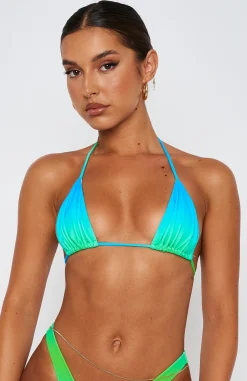 Bikini Tops | White Fox Boutique Golden Hour Bikini Top Ocean Ombre blue