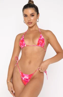 Bikini Tops | White Fox Boutique Golden Hour Bikini Top Rose Et Rouge Print pink