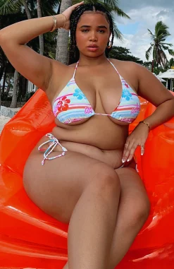 Bikini Tops | White Fox Boutique Golden Hour Bikini Top Tropical Horizon multi