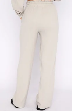 Resort Wear | White Fox Boutique Golden Moment Pants Moon grey