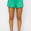 Shorts | White Fox Boutique Golden Sunset Shorts green