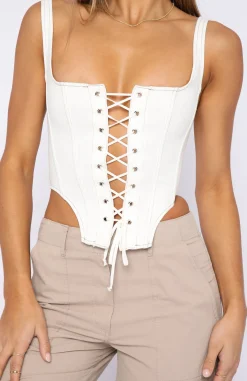 Shirts & Blouses | White Fox Boutique Good News Bustier Off white