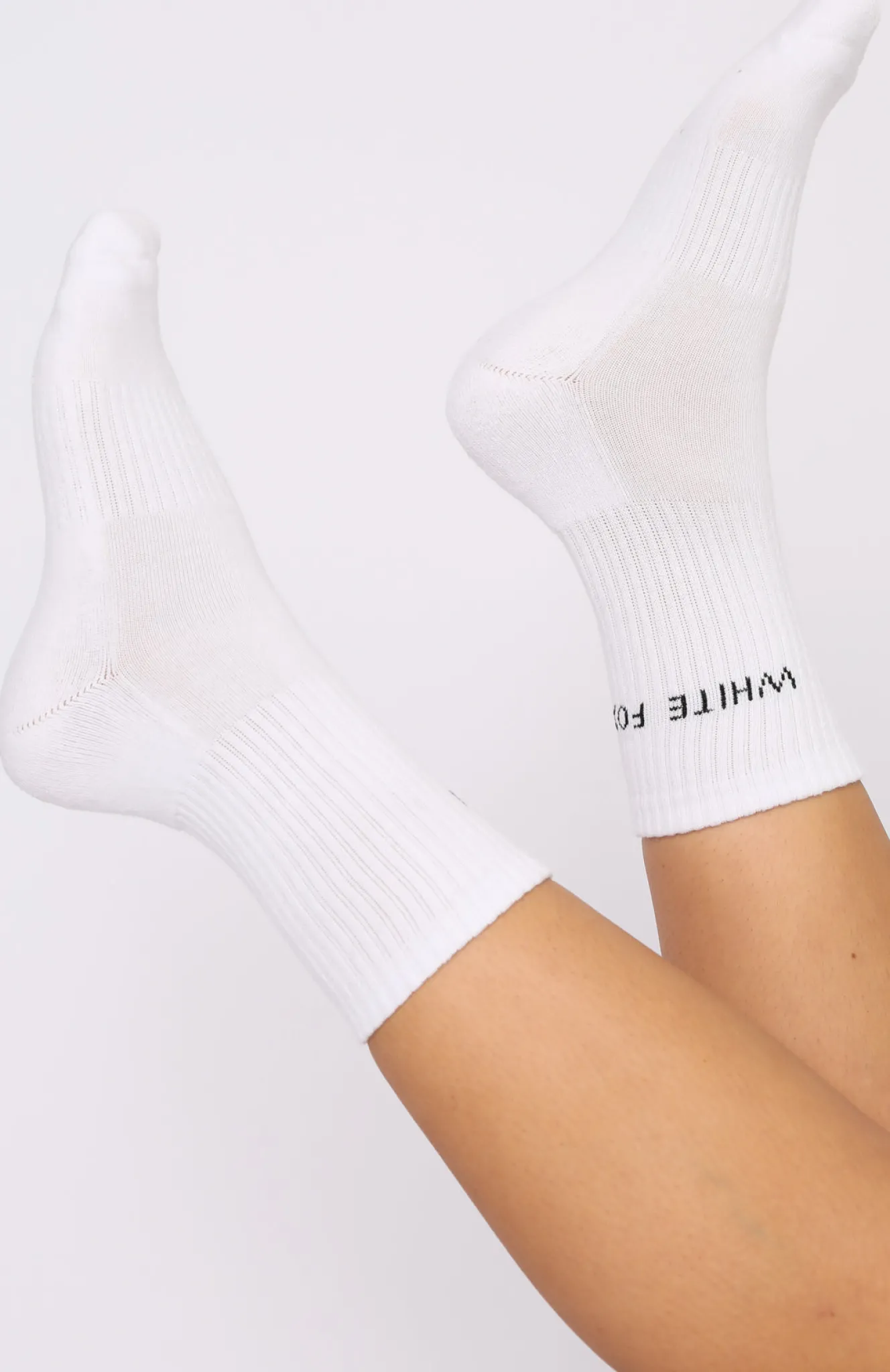 Restocked | White Fox Boutique Good To Go Socks white