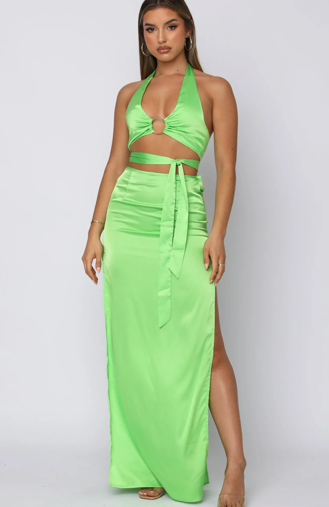 Shirts & Blouses | White Fox Boutique Got Game Crop green