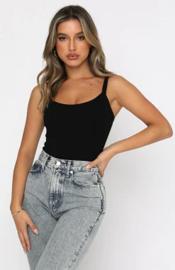 Shirts & Blouses | White Fox Boutique Hang On To Love Bodysuit black