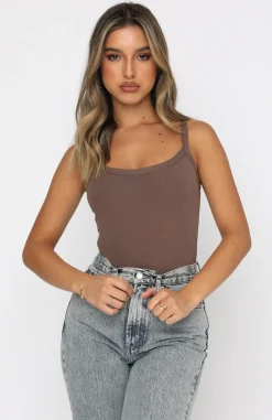 Shirts & Blouses | White Fox Boutique Hang On To Love Bodysuit Mocha brown