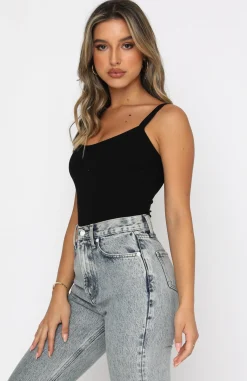 Shirts & Blouses | White Fox Boutique Hang On To Love Bodysuit black