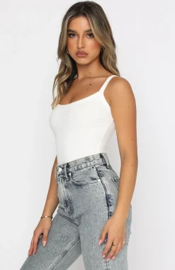 Shirts & Blouses | White Fox Boutique Hang On To Love Bodysuit white